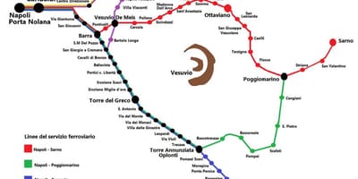 ನಪೋಲಿ ರೈಲು ನಕ್ಷೆ